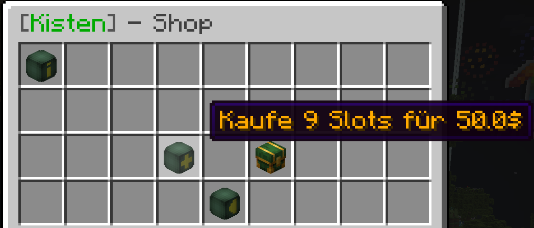 Das fertige Kistenschild