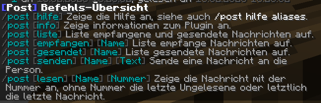 Die Hilfe im Spiel